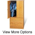 Juvenile Wardrobe with Three Drawers (3 Finishes)