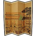 Large Dynasty Courtyard Silkscreen (China)
