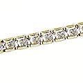 10kt Yellow Gold 1/2-ct Diamond Tennis Bracelet (J-K, I1-2)