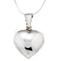 Sterling Silver Heart Locket Pendant