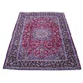 Esfahan Hand-knotted Red/Black Rug - 9'9 x 13'1 (Iran)