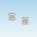 14k Gold 1/5ct TDW Round Diamond Stud Earrings