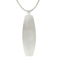 Sterling Silver Brushed Pendant