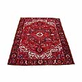 Iranian Heriz Hand-knotted Red/Black Rug (10' x 12'8)