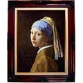 Vermeer - Girl with a Pearl Earring Framed Canvas