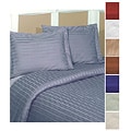 Striped 250 Thread Count Duvet Cover Set
