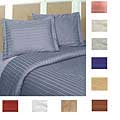 Striped 250 Thread Count Duvet Cover Set