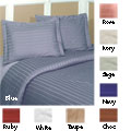 Striped 250 Thread Count Duvet Cover Set