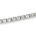14k White Gold 3ct TDW Diamond Tennis Bracelet