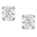 14k Gold 1/5ct TDW Round Diamond Stud Earrings (J-K, I2-I3)