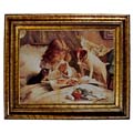 Suspense by Charles Barber Framed Canvas