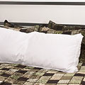 Brushed Cotton Natural Feather-filled Body Pillow with Cover