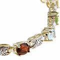24k Goldplated Silver Gemstone Bracelet