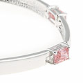Sterling Silver and Pink CZ Bracelet