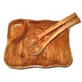 Andes Olive Wood Salad Bowl (Peru)