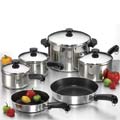 Revere 10-piece Stainless Steel Tri-ply Bottom Pot Set