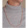 14-kt. Cultured Freshwater Pink Pearl Strand (6.5-7mm/ 24 in.)