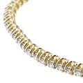 14k Gold 3ct TDW Diamond Lucida-look Bracelet (J, I3)