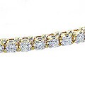 14k Gold 4ct TDW Diamond Tennis Bracelet (H-I, I2-I3)