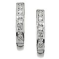 10k White Gold 1/4 ct Diamond Earrings