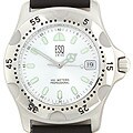 ESQ 850 SL Men's Stainless Steel Watch w/Black Leather Strap