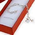 Sterling Silver Pearl Superstar Girl's Bracelet