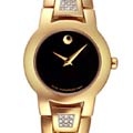 Movado Amorosa Ladies Gold and Diamond Watch