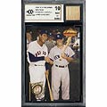 Mickey Mantle Game Used Bat Mint 10 GGUM Card