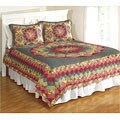 Sunlit Garden Cotton Patchwork Oversized Quilt Set