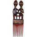 Handcarved Friendship-Wedding Comb (Ghana)