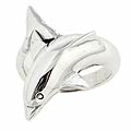 Sterling Silver Dolphin Ring