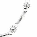 Sterling Silver Spring Flower Anklet