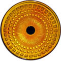 Fontaine Amber Vessel Sink with Drain Assembly