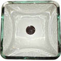 Fontaine Square Vessel Sink with Drain Assembly