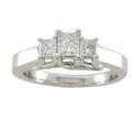 14k Gold 1/2ct TDW Princess Diamond Ring