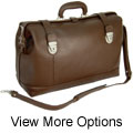 Euro Traveler Leather Satchel Bag
