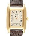 Seiko Women's Black Leather Strap Watch