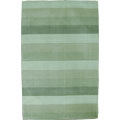 Hand-tufted Green Stripes Wool Rug (5' x 8')