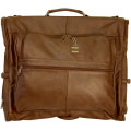 Chestnut Brown Leather Garment Bag