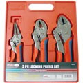 GRIP 3-piece Super Grip Locking Pliers Set