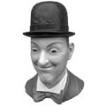 Legends Of England Stan Laurel Black/ White Wall Mask