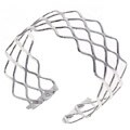 Sterling Silver Weave Cuff Bracelet
