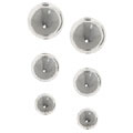Sterling Silver Ball Stud Earring Set (6 mm - 10 mm)