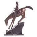 Mountain Man Bronze Remington Statue