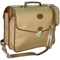 APC Khaki Brown Saddle Style Briefcase