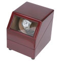 Single Watch Winder with Cherry Finish