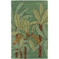 Hand-tufted Green Orchard Wool Rug (3'3 x 5'3)