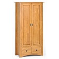 Milton Two Door Wardrobe with Wheat Finish