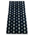 Hand-knotted Xigaze Navy/ White Rug (2'6 x 5')