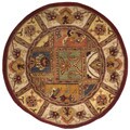 Hand-tufted Round Bakhtieri Wool Rug (3'6 Round)